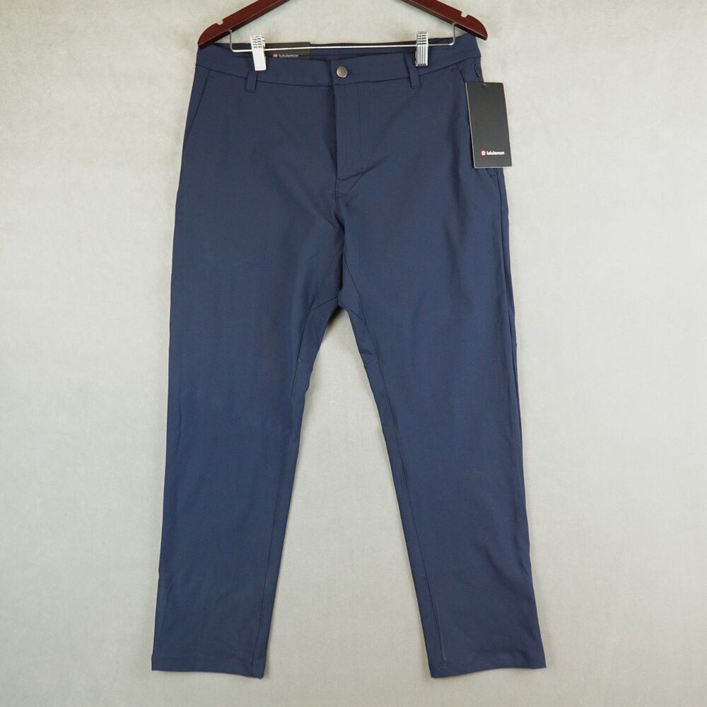 NWT Lululemon Commission Pant Mens 33x28 Warpstreme Stretch Classic True Navy